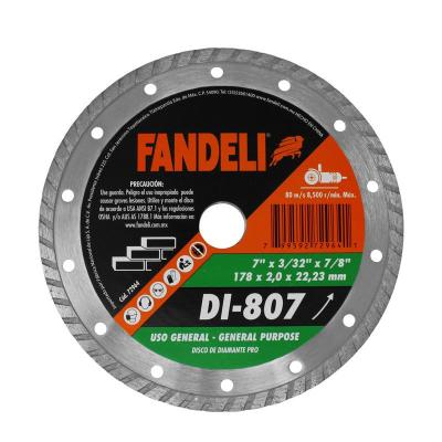 DISCO DE DIAMANTE RIN CONTINUO 7 FANDELI (72962)